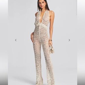 Retrofete TOSCA SEQUIN CROCHET JUMPSUIT